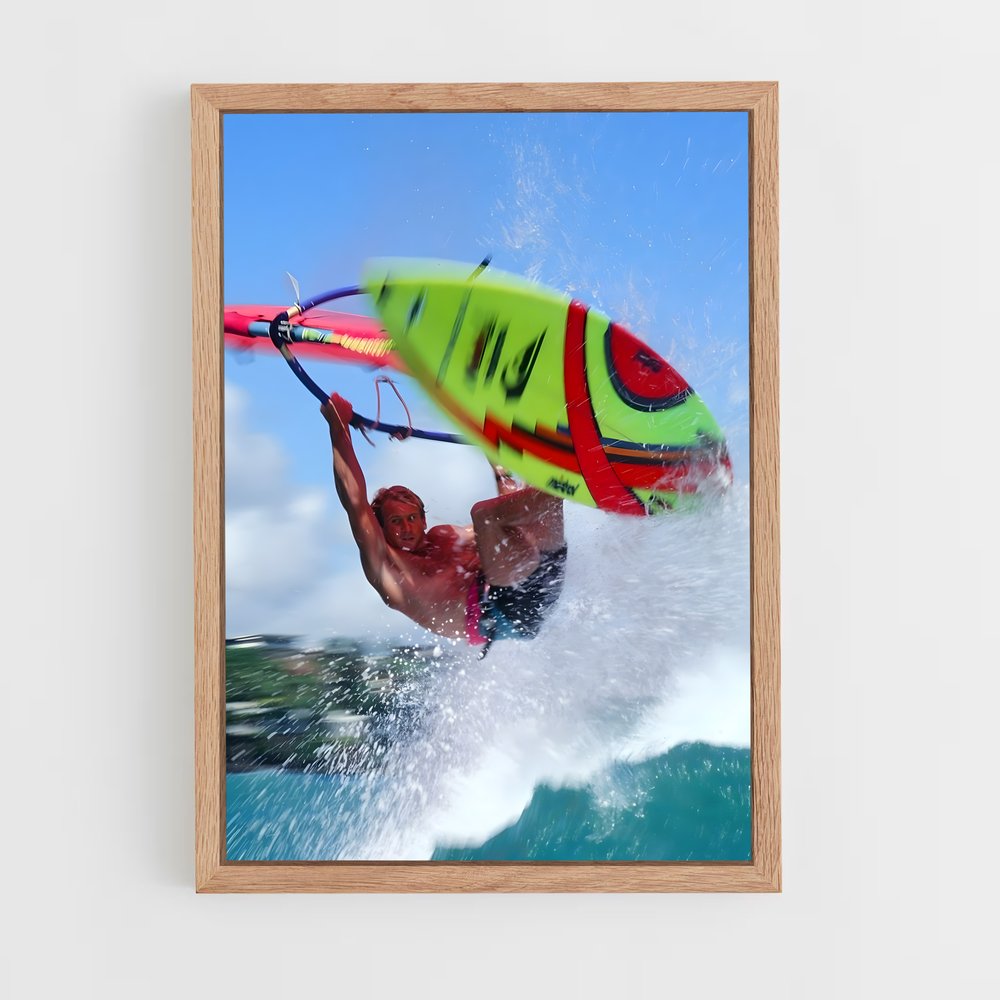 Poster Robby naish surfeurs – affiche Planche à voile (vue 4)